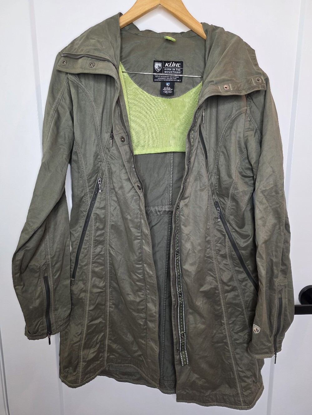 Kühl Projekt Lena Women's Olive Green Jacket SZ L